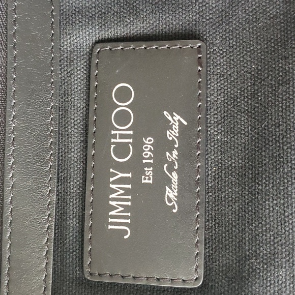 Jimmy Choo Lambskin tote black 🔥 😍💕 - Picture 5 of 16